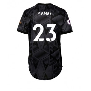 Arsenal Albert Sambi Lokonga #23 kläder Kvinnor 2022-23 Bortatröja Kortärmad